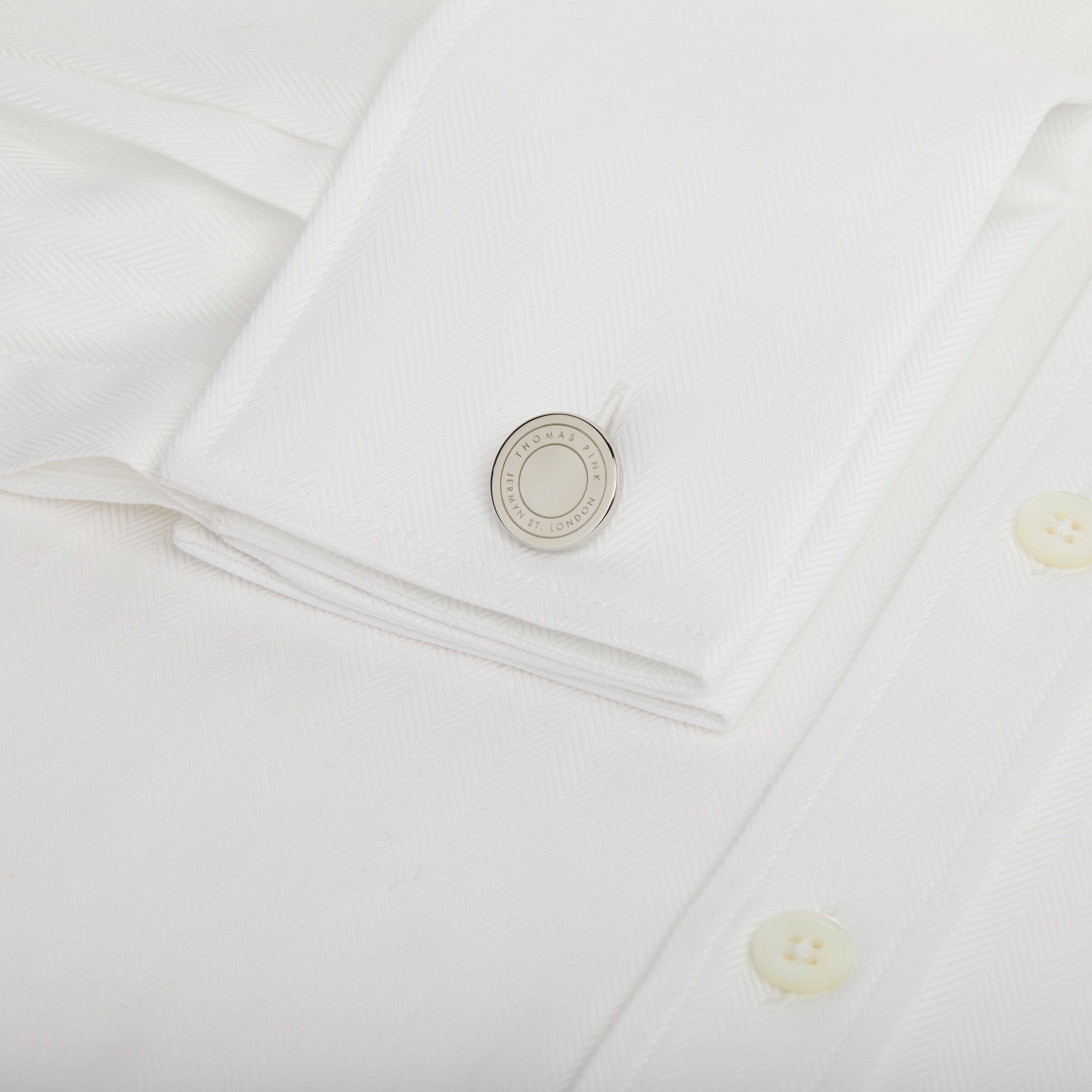 Silver Anodised Jermyn St Cufflinks