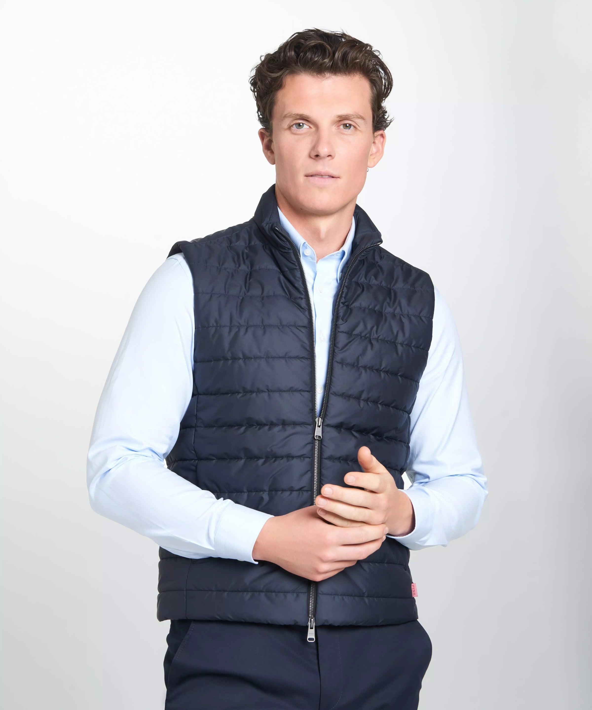 Navy Blue Padded Gilet