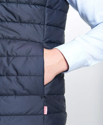 Navy Blue Padded Gilet